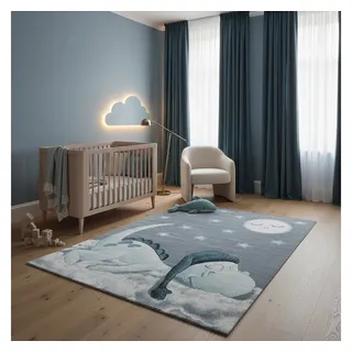 KADIMA DESIGN COGNE Kinderteppich 160 x 230 cm Blau