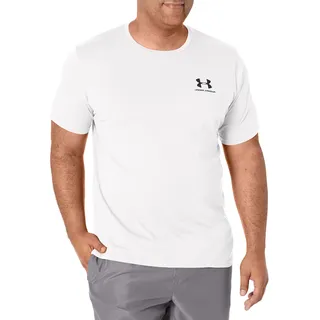Under Armour Sportstyle Left Chest Trainingsshirt Weiß L