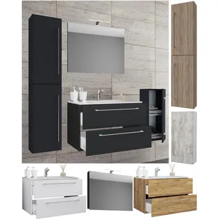 VCM Badmöbelset Badinos 5-tlg. Beige
