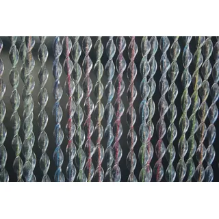 La Tenda Insektenschutz-Vorhang Türvorhang NAPOLI 1 Streifenvorhang bunt, 100 x 230 cm, PVC - Länge und Breite individuell kürzbar bunt 100 cm x 230 cm