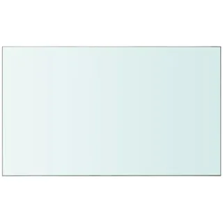Ailgely Glasboden Glasscheibe Glasplatte, Glasregal Glasablage Wandregal Glas Bad-Regal Glas Badezimmer Regal Badablage Ablageregal für Glasregal Transparent 50 cm x 30 cm