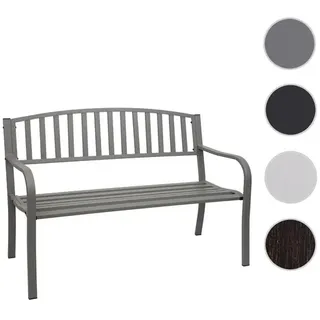 MVG Gartenbank »MVG-F43«, Stahl, 2-Sitzer, BxHxT: 128 x 87 x 58 cm - grau