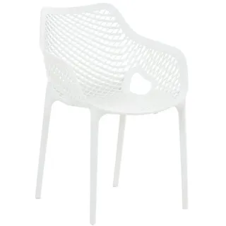 CLP Gartenstuhl Air XL 57 x 57 x 81 cm weiß