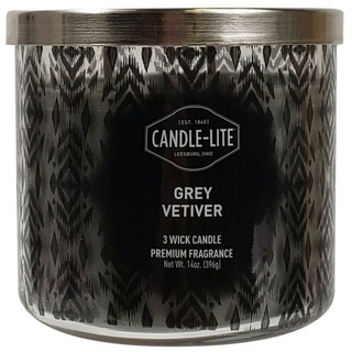 Candle-liteTM Duftkerze Duftkerze Grey Vetiver - 396g (1.tlg) grau
