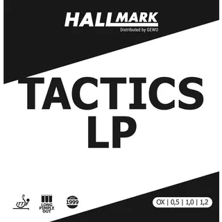 Hallmark Belag Tactics-LP rot 1,0 - rot 1,0