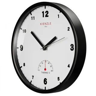 KIENZLE Funkwanduhr 30 cm DCF schwarz