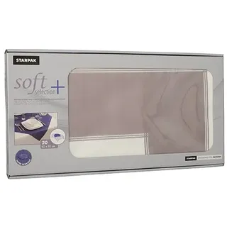 Papstar Mitteldecken Vlies soft selection plus 80 x 80 cm Grau