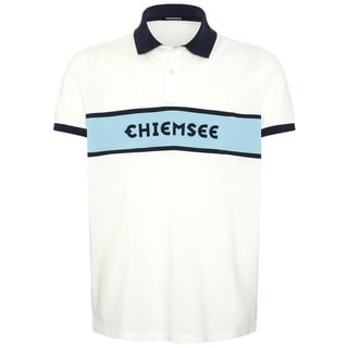 Chiemsee Poloshirt Poloshirt aus Baumwolle mit Logo-Blockstreifen 1 weiß 2XL