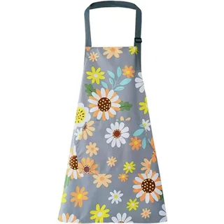 LuxusKollektion Kochschürze Küchenschürze verstellbar Tasche wasserdicht Gärtnern Stil2 bunt