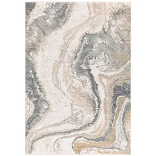 KADIMA DESIGN SIENA-Elsa Kurzflorteppich 200 x 300 cm Grau/Beige