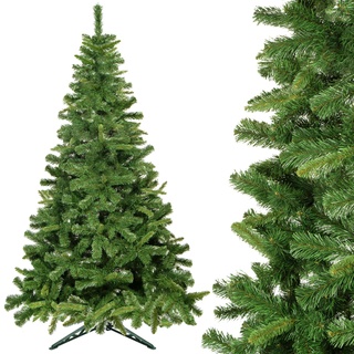 SPRINGOS Weihnachtsbaum Tanne 150 cm künstlich inkl. Ständer