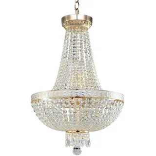 Maytoni Kronleuchter Royal Classic, Gold, Metall, rund,rund, 61x40x40 cm, CE, gleichmäßige Lichtverteilung, Lampen & Leuchten, Innenbeleuchtung, Hängelampen, Kronleuchter