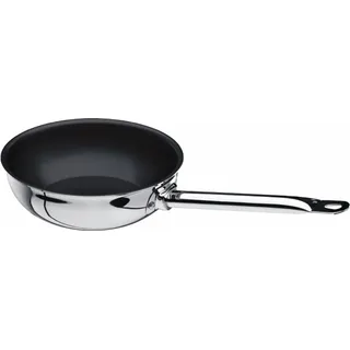 Schulte-Ufer Trigon 190041-16 Kasserolle, Edelstahl, 16 cm Durchmesser, Induktionsherd-geeignet, Antihaftbeschichtung