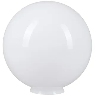 Kugelglas weiß Ø 300mm Lampenglas Ersatzglas mit Kragenrand Leuchtenglas Glas Kugel Opalglas