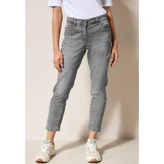 Cecil Damen B378647 Jeans im Casual Fit, mid Grey Used wash, 27W x 26L - 27W / 26L
