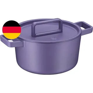 WMF Flavour Gusseisen-Kasserolle Mit Deckel, Induktion, Emailliert, 24 Cm, Gusse