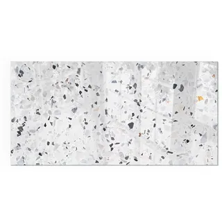 Tulup Glasbodenplatte Rechteck 140 x 70 x 0,4 cm Weiß