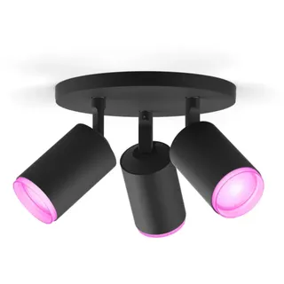 Philips Fugato 3 Leuchtmittel dimmbar schwarz