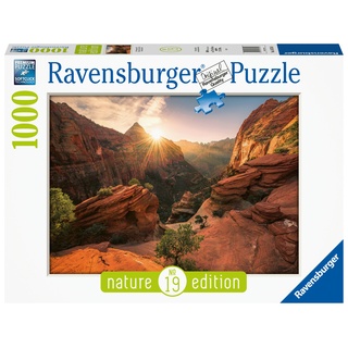 Ravensburger Verlag - Ravensburger Puzzle Nature Edition 16754 - Zion Canyon USA - 1000 Teile Puzzle für Erwachsene und Kinder ab 14 Jahren