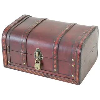 HMF Schatztruhe 30 x 20 x 15 cm 15-tlg. braun