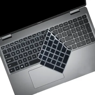 Silikon-Tastaturabdeckung für 15,6 Zoll Dell Latitude 5520 5521 5530 5531 15,6 Zoll Dell Precision 3560 3570 3561 3571 Laptop Tastatur Skin (schwarz)