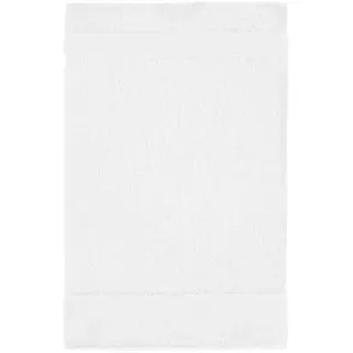 Feiler Handtücher Exclusiv mit Chenillebordüre Gästetuch 30x50 cm | weiß - weiß