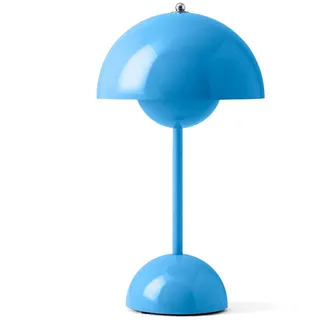 &Tradition - Flowerpot Akku Tischleuchte VP9, swim blau