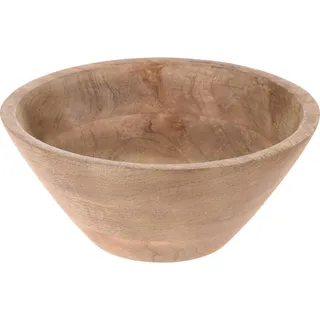 EXCELLENT HOUSEWARES Deko-Schale aus Mangoholz Braun 20 cm