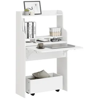 SoBuy Schreibtisch FWT105-II-W Weiß