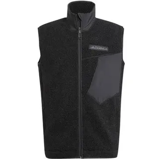 ADIDAS Herren Weste Terrex Xploric High Pile Fleeceweste, Größe L in Schwarz Schwarz