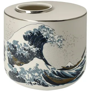 GOEBEL Vase Hokusai- Die Große Welle Artis Orbis, 16 cm