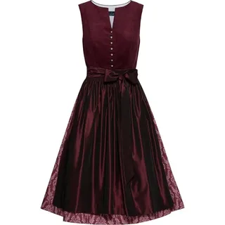 Luis Steindl Dirndl Cord-Dirndl rot 46