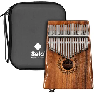 HAGE MUSIKVERLAG Kalimba 17 Koa Hollow mit Pickup