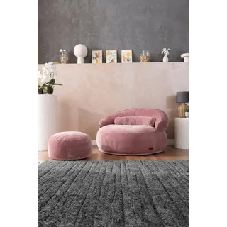 Wuuh Pouf Wuuh Felix Pouf, Soft-Pouf, Sitzhocker, Einzelsessel rosa