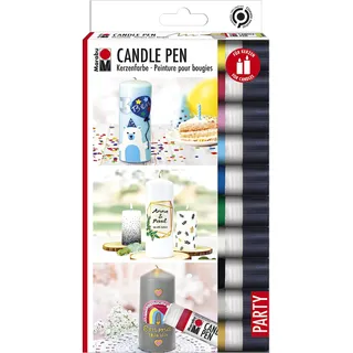 Marabu Candle Pen Set 10 St. 25 ml Mehrfarbig