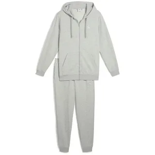Puma Hooded Sweat Suit Trainingsanzug Grau S