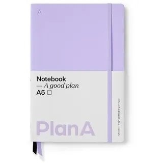 Notizbuch A5 Softcover Blanko Mauve Purple