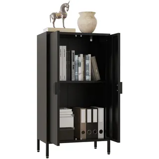 VCM Flokas 60 x 110 x 35 cm Schwarz