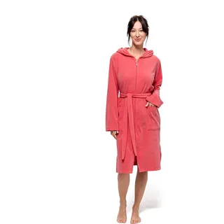 Möve Bademantel Unisex rot M