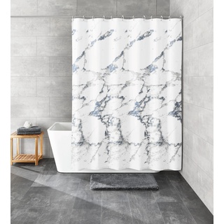 Kleine Wolke Duschvorhang Marble, 180 x 200 cm, anthrazit