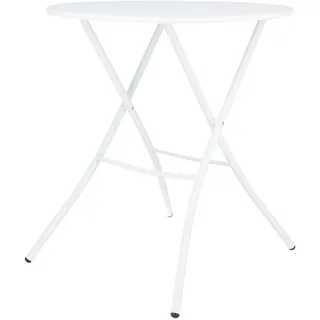 Outdoor Klapptisch Fiam Sirio, rund weiß
