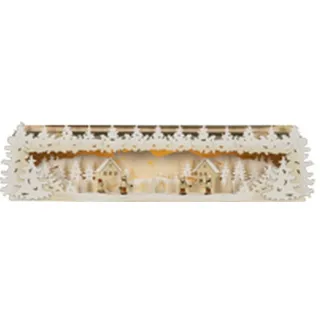 SAICO GmbH Seiffen Lichterbogenerhöhung Kinder im Schnee 76,5 x 19 x 14,5 cm