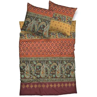 Casatex Murillo Mandala Baumwolle Braun 155 x 220 cm + 2 x 80 x 80 cm
