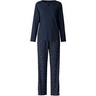 CALIDA Sweet Dreams Schlafanzug Blau 36/38