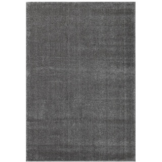 Home Deluxe Hochflor Teppich SOFI - Farbe: Dunkelgrau, Größe: 300 x 200 cm
