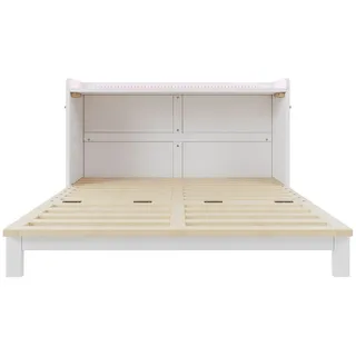 Okwish Schrankbett 140 x 200 cm Weiß