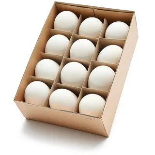 12 ausgeblasene Gänseeier 1A Qualität ca. 7-9 cm vonNaDeco Gänse Eier Osterdeko Osterdekoration Ostereier Dekoeier