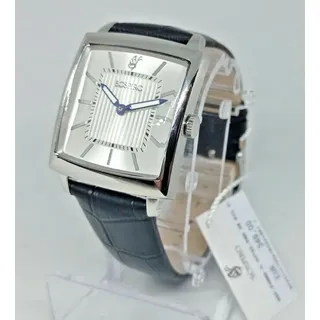Herrenuhr SOSPIRO Etui Rechteckig 35x30mm, Italien Design Lederband