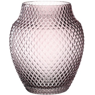 Leonardo Vase, Violett, Glas, bauchig, 23 cm, handgemacht, zum Stellen, Dekoration, Vasen, Glasvasen