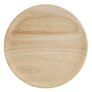 Runde Holzteller, Pizzateller, Käseteller, Kaffee, Tee, Serviertablett, Obstteller, Essteller für Sushi, Dessert, Obst, Snacks(20 * 20CM)